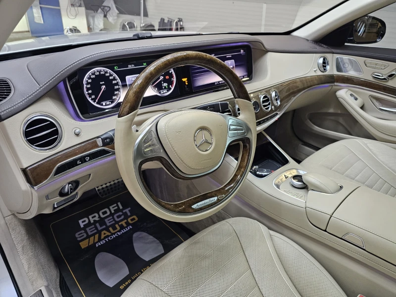 Mercedes-Benz S 550 4MATIC#AMG#KEYLES#BURMEST#PANO#ВАКУУМ#ОБДУХ#ВНОС, снимка 9 - Автомобили и джипове - 51972076