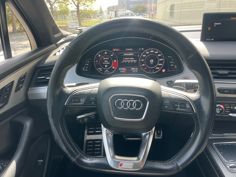 Audi SQ7 ГОТОВ ЛИЗИНГ+ 4.0TDIV8+ B&O+ Ceramica+ Подгрев+ Ка, снимка 11 - Автомобили и джипове - 47450302