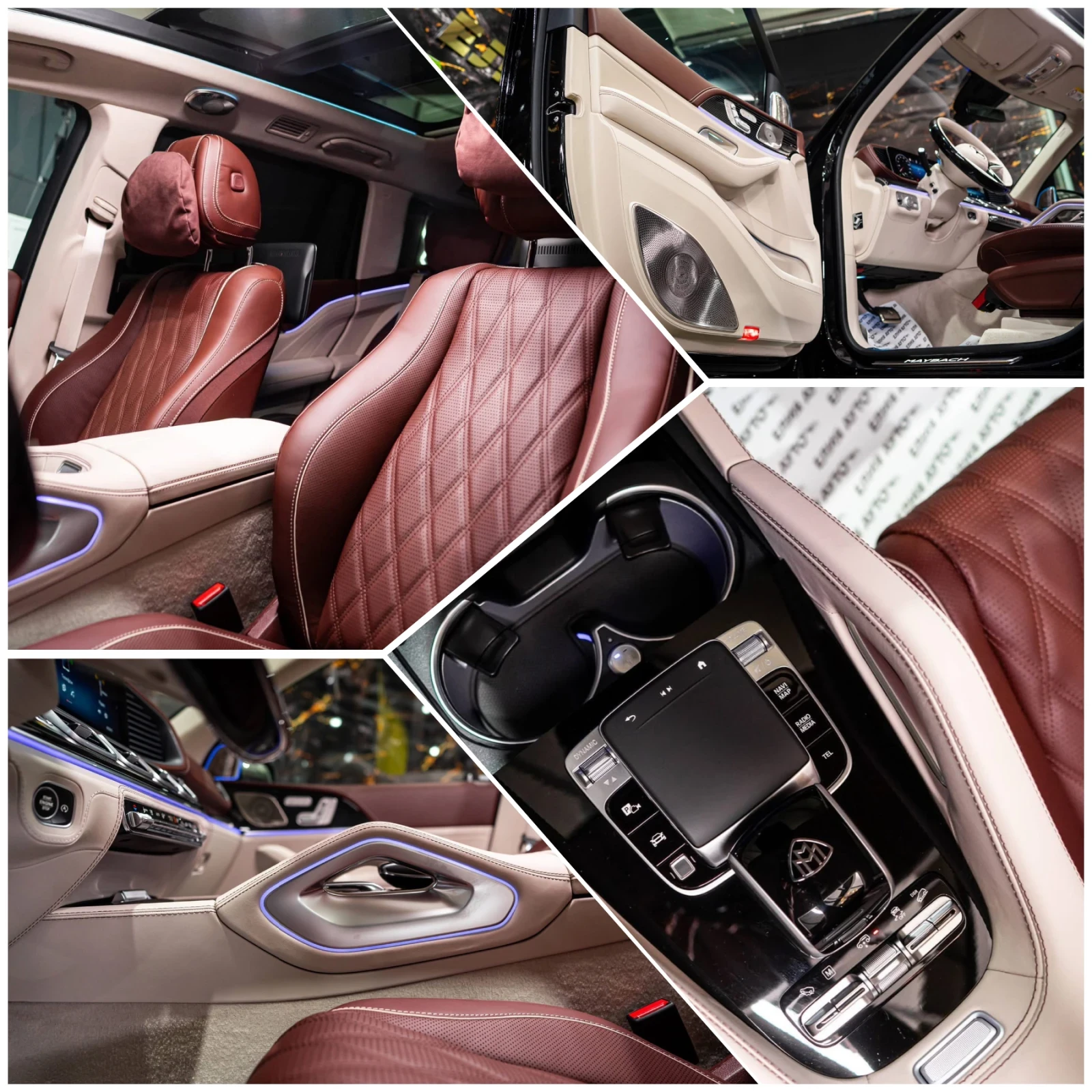 Mercedes-Benz GLS 600 MAYBACH LED ПАНО 3D BURM 3XTV ГАРАНЦИЯ ЛИЗИНГ 100%, снимка 15 - Автомобили и джипове - 54999644