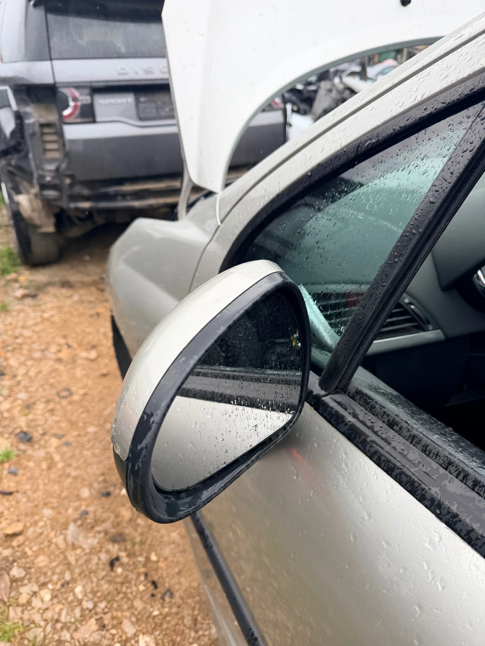 Ляво огледало електрическо PEUGEOT 207 Сив цвят