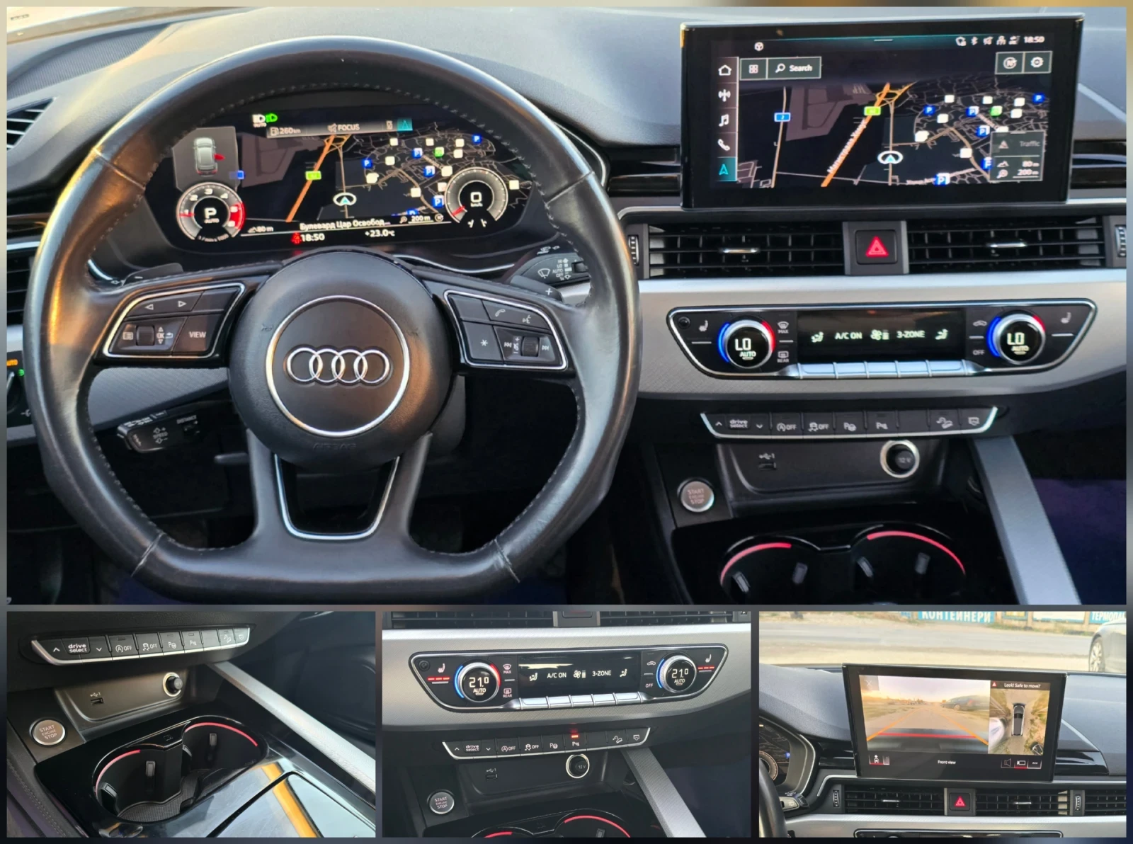 Audi A4 Allroad 40TDI* 190к.с* QUATRRO* MATRIX* VIRTUAL* DISTRONIK, снимка 12 - Автомобили и джипове - 55115875