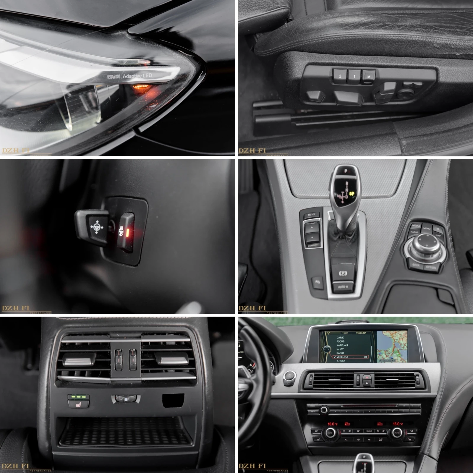 BMW 640 D* GRANCOUPE* M-PACK* BANG&OLUFSEN* HEAD UP* LED Ф, снимка 16 - Автомобили и джипове - 55932745