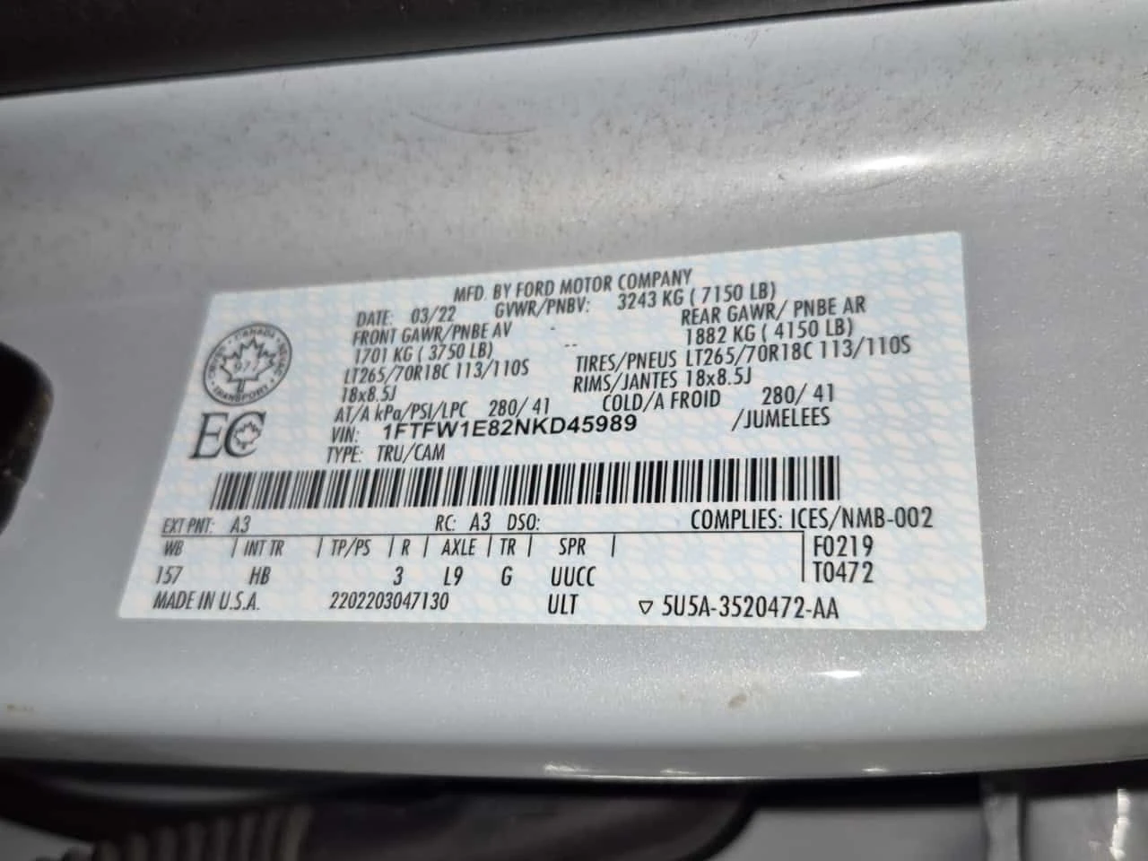 Ford F150 * LARIAT CREW CAB SHORT BED * CARFAX * БЕЗ ПЪРВОНА - изображение 7