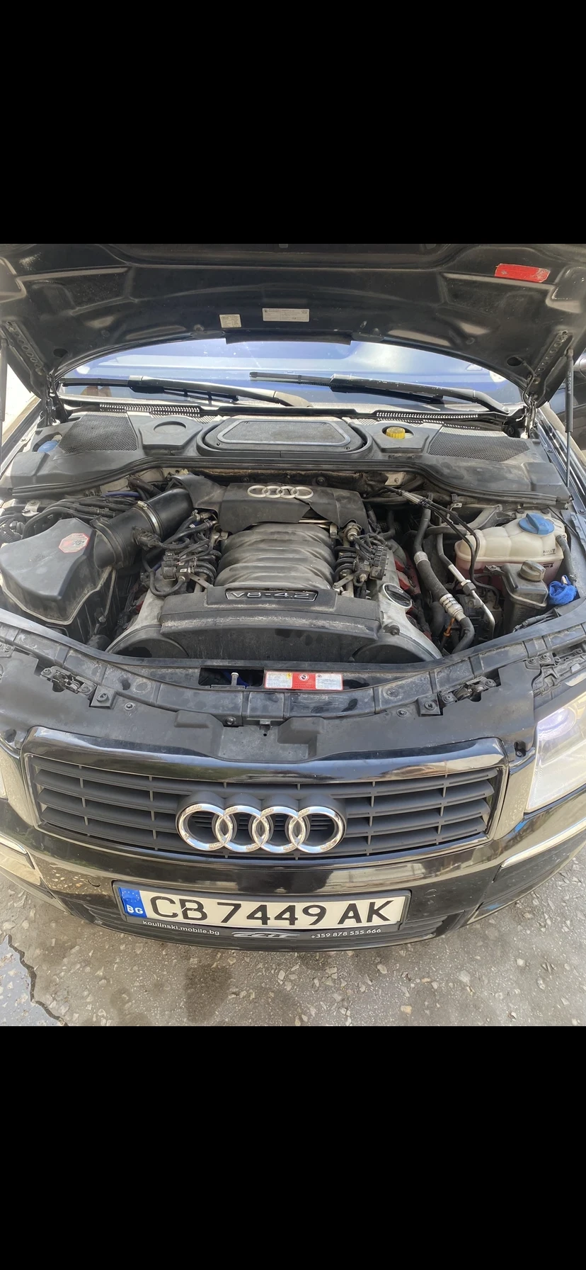 Audi A8 4.2 Газ/ Бензин, снимка 10 - Автомобили и джипове - 54333948