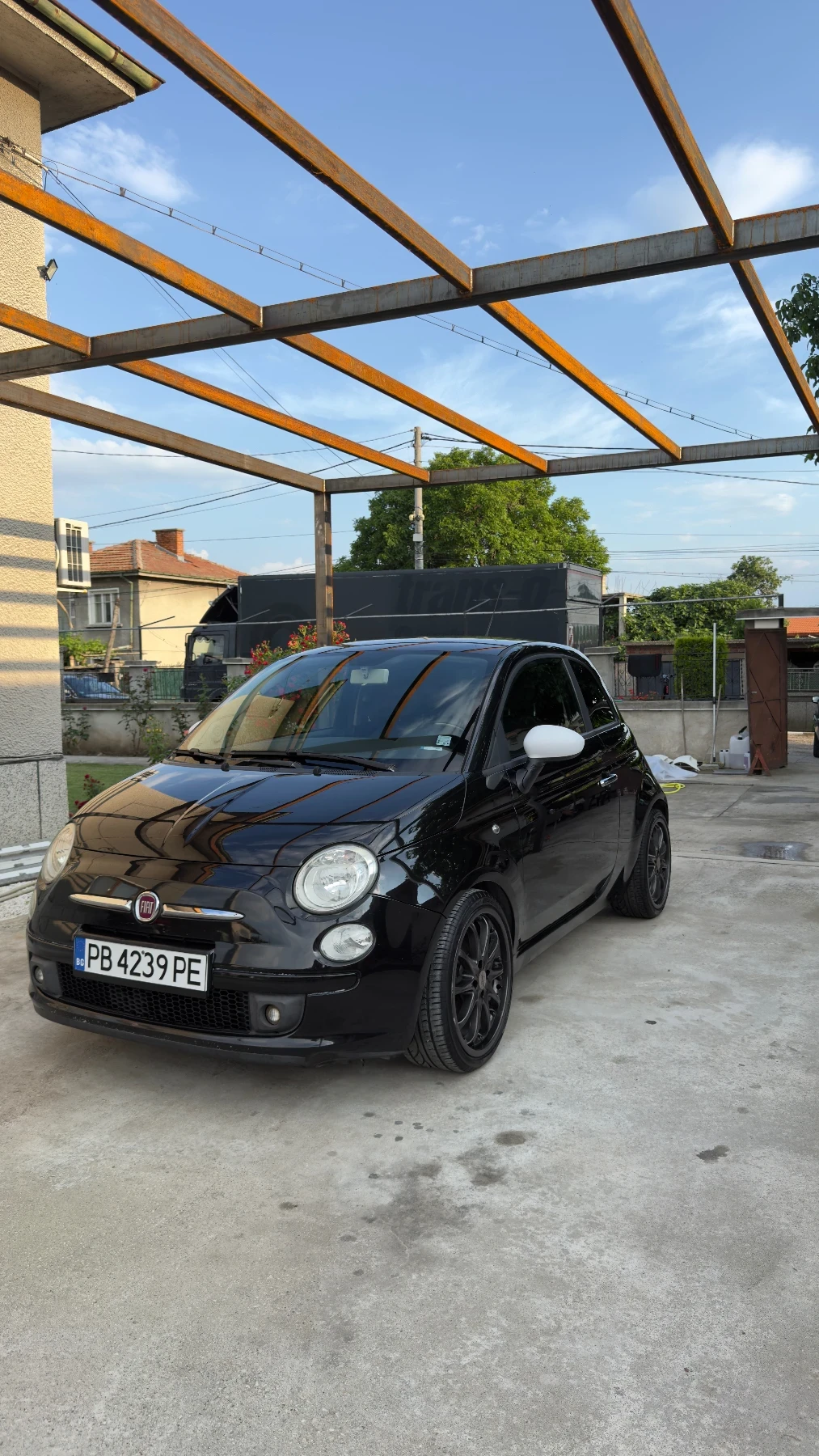 Fiat 500 BLACK EDITION , снимка 7 - Автомобили и джипове - 54804346