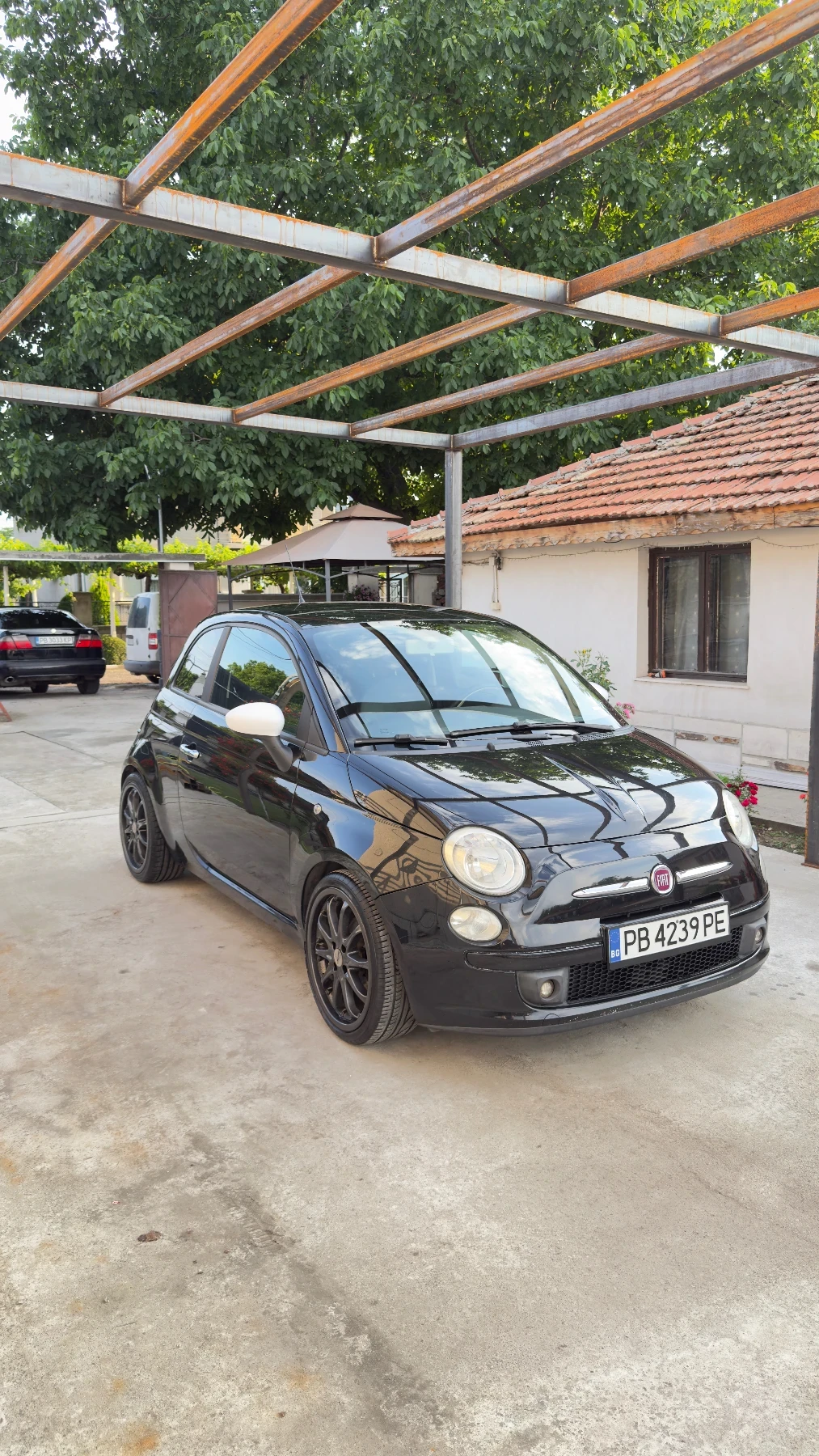 Fiat 500 BLACK EDITION , снимка 4 - Автомобили и джипове - 54804346