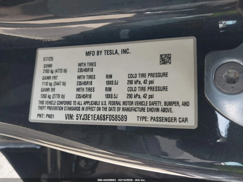 Tesla Model 3 Long Range Rear-Wheel Drive/Standard Rear-Wheel Dr, снимка 9 - Автомобили и джипове - 55287367