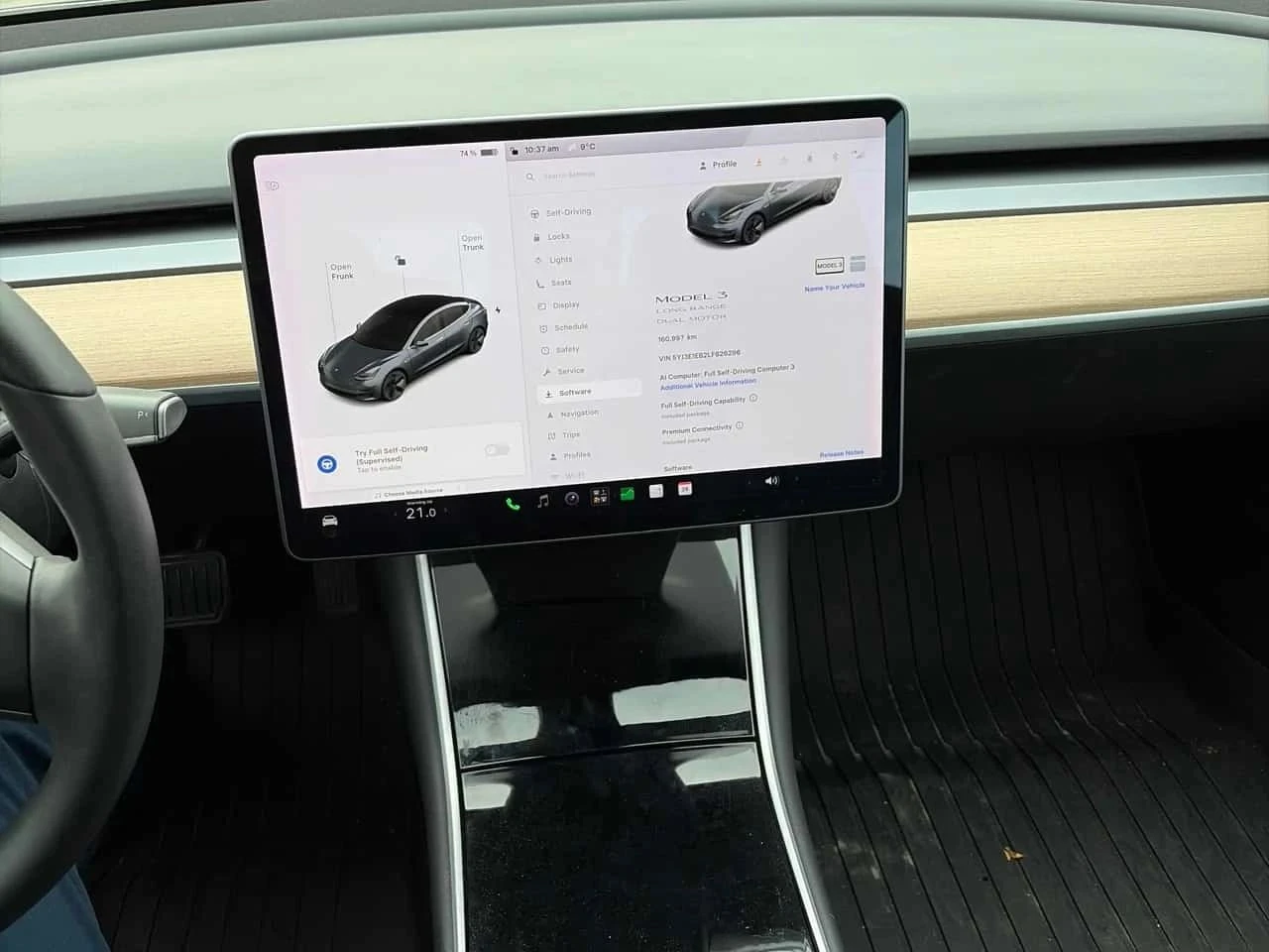 Tesla Model 3, снимка 9 - Автомобили и джипове - 56715023