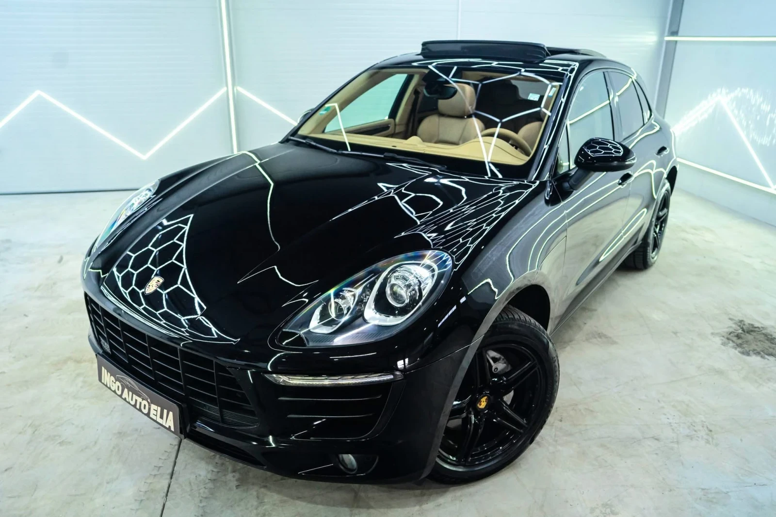 Porsche Macan 3.0D BLACK LINE LED NAVI ПАНО BOSE ЛИЗИНГ 100% , снимка 2 - Автомобили и джипове - 54770160