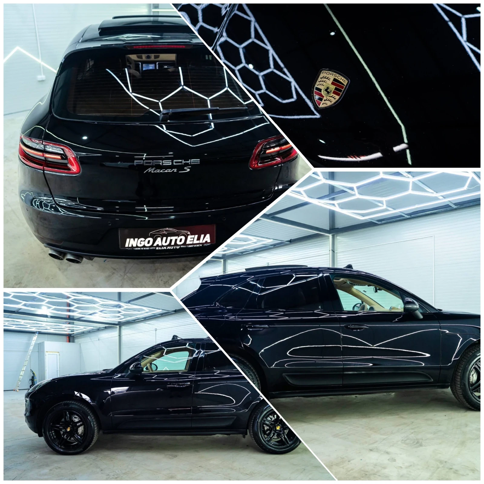 Porsche Macan 3.0D BLACK LINE LED NAVI ПАНО BOSE ЛИЗИНГ 100% , снимка 17 - Автомобили и джипове - 54770160