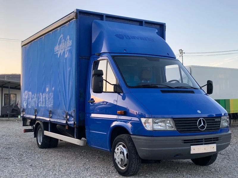 Mercedes-Benz Sprinter 412 брезент щора + падащ борд, снимка 1 - Бусове и автобуси - 48719070