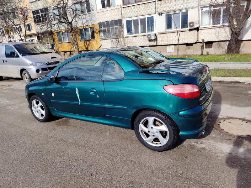 Peugeot 206 Кабрио 1.4 бензин Еко 3, снимка 2 - Автомобили и джипове - 53563154