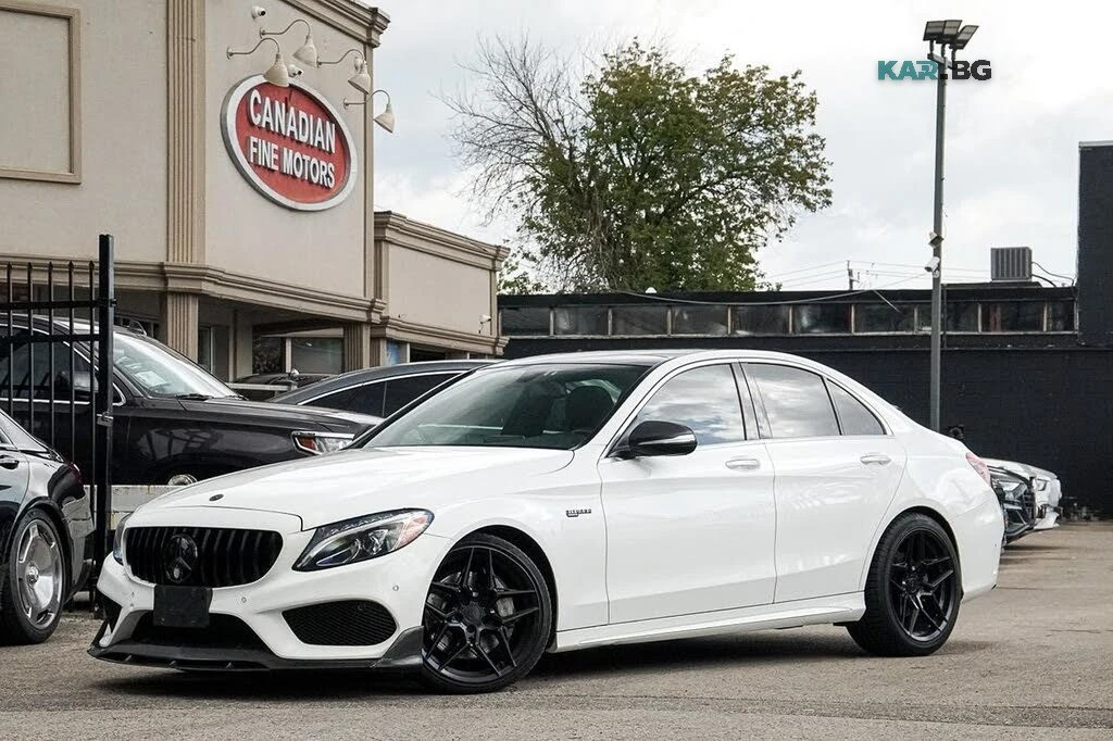 Mercedes-Benz C 400 AMG Line * HeadUp *  AвтоКредит * (ЦЕНА ДО БГ), снимка 2 - Автомобили и джипове - 55786294