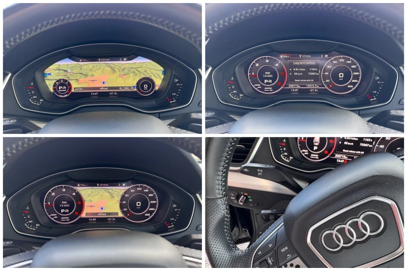 Audi Q5 40TDI 190кс S-Line* DISTRONIC* VIRTUAL* ПЕРФЕКТЕН, снимка 14 - Автомобили и джипове - 51147878