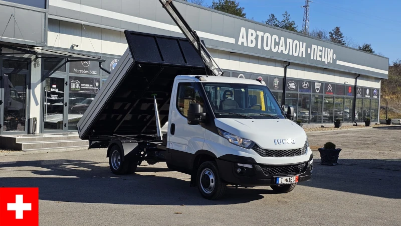 Iveco Daily 35c15 3.0D 6SP CH-КРАН+ САМОСВАЛ-ТОП СЪСТ.-ЛИЗИНГ, снимка 1 - Бусове и автобуси - 48042106