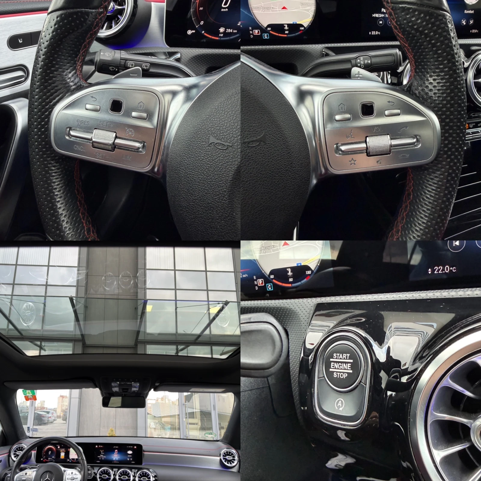 Mercedes-Benz CLA 220 AMG Line* Panorama* MultiBeam LED* Burmester*  | Mobile.bg � ����������� 16