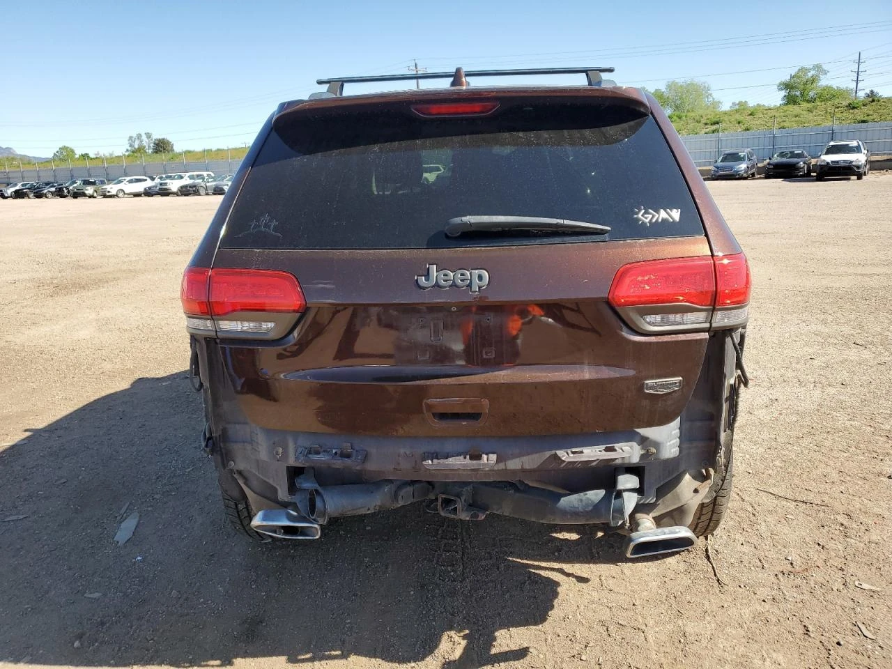Jeep Grand cherokee SUMMIT Кафява кожа Телевизори - изображение 4
