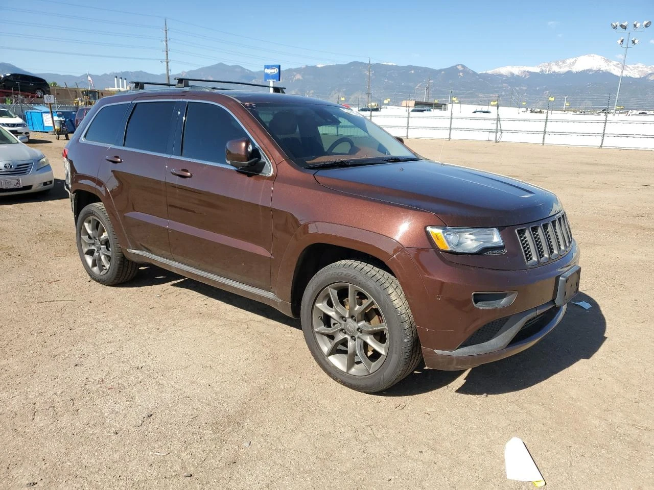 Jeep Grand cherokee SUMMIT Кафява кожа Телевизори - изображение 6