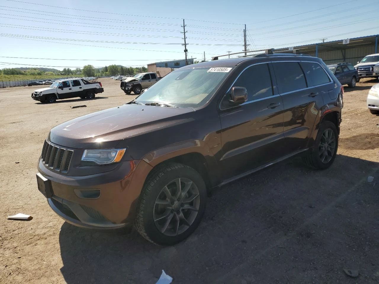 Jeep Grand cherokee SUMMIT Кафява кожа Телевизори - изображение 2