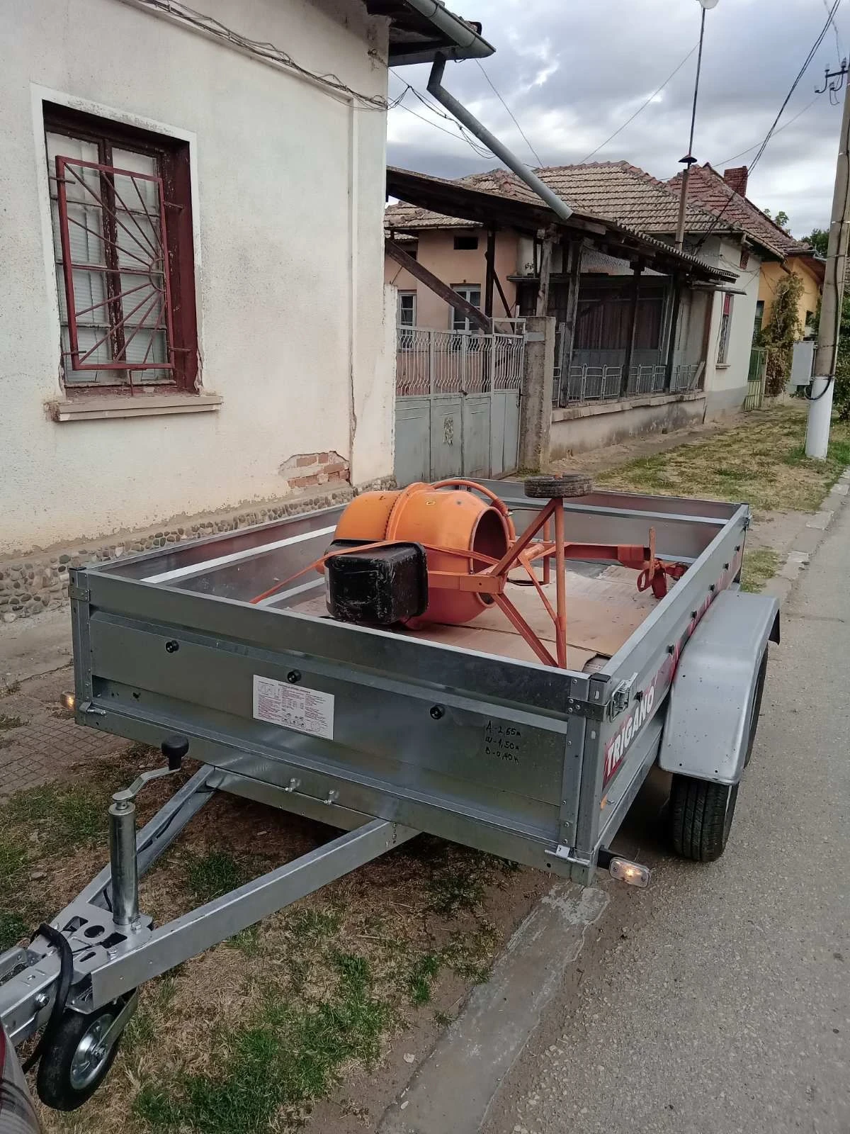 Ремарке под наем - Д265/Ш150/В40 / Двуосно / Самосвално / До 1000 кг, снимка 7 - Rent a car - 55830118