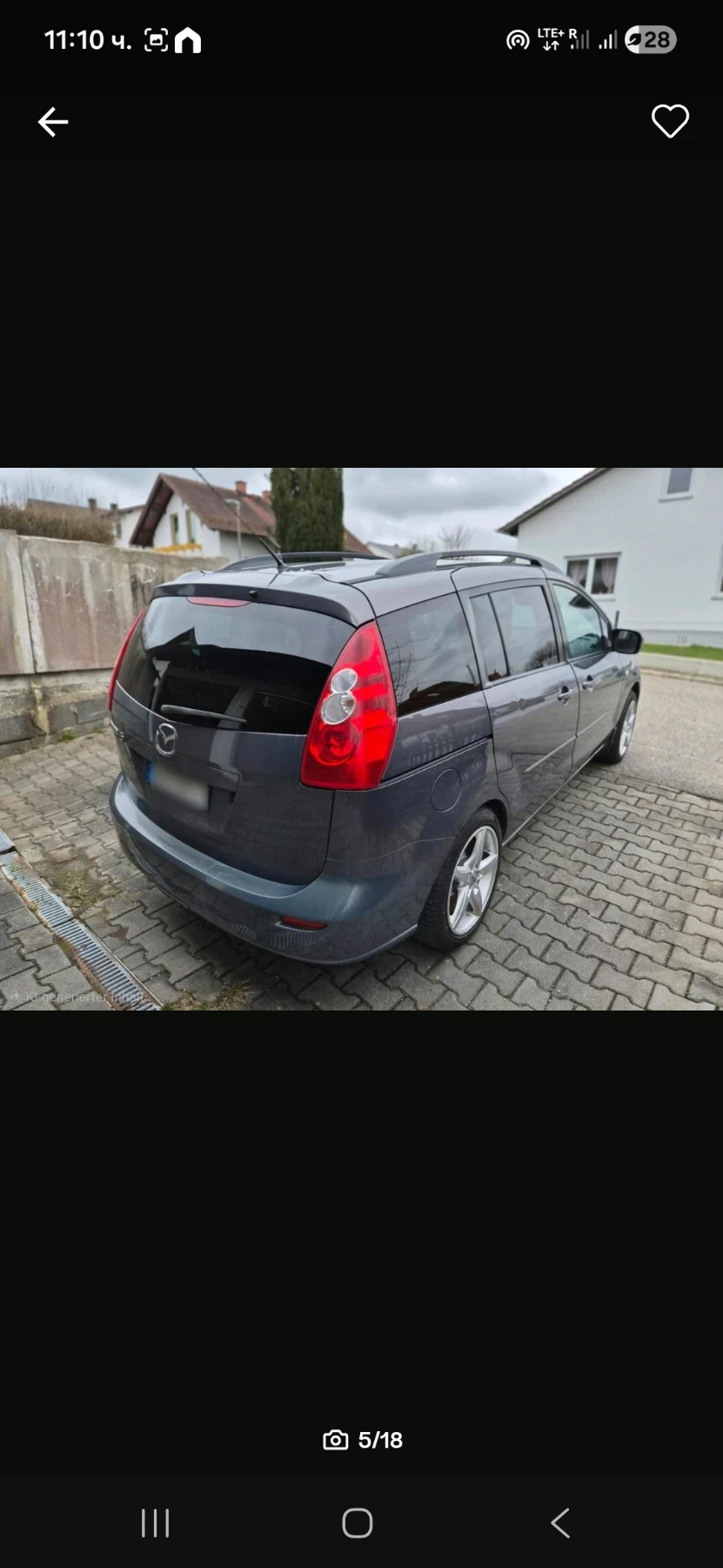 Mazda 5 Mazda5 2.0i    7 места, снимка 3 - Автомобили и джипове - 53933156