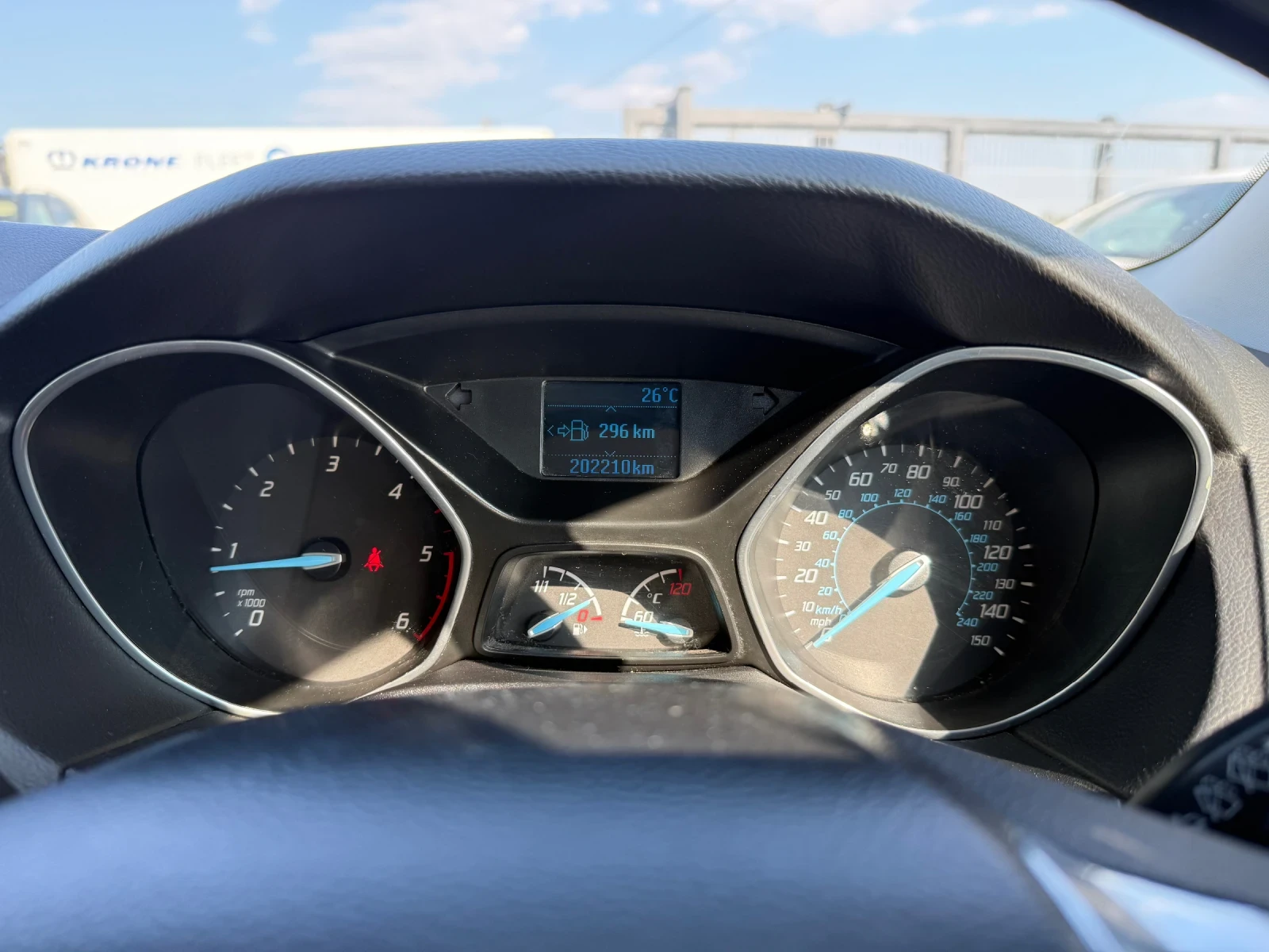 Ford Focus 1.6D* ECO* 2014г* ДЕСЕН ВОЛАН* 202.000КМ*  - изображение 9