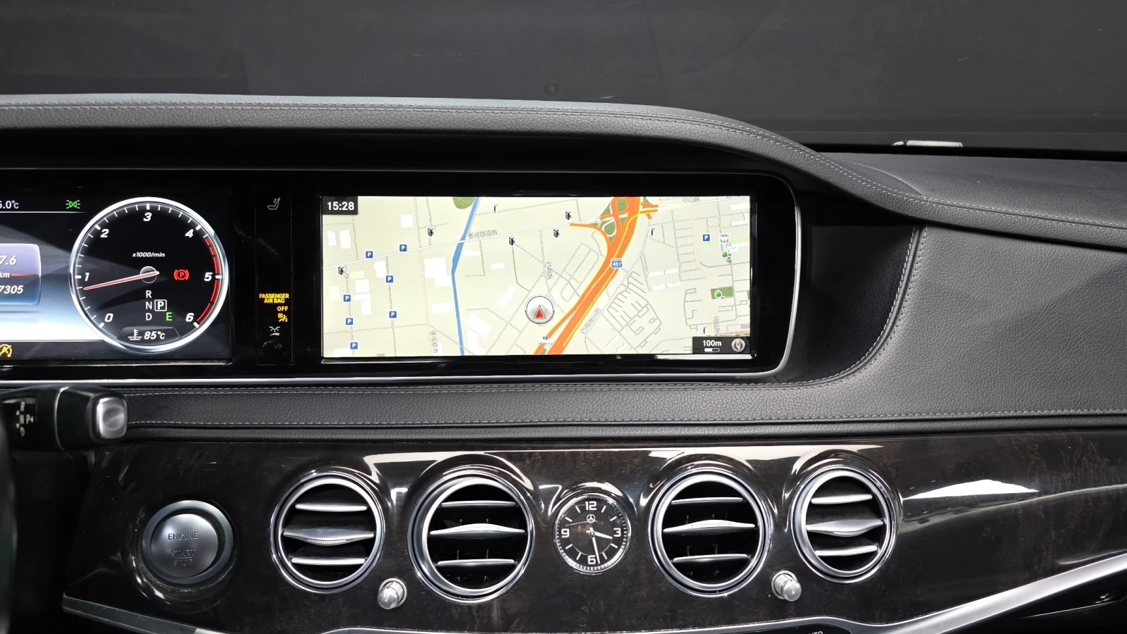 Mercedes-Benz S 350 Head up/360 Cam/Подгрев/Обдух/ДИСТРОНИК/, снимка 13 - Автомобили и джипове - 55444823