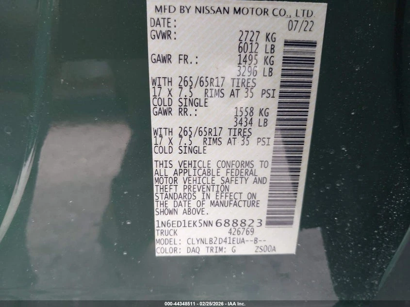 Nissan Frontier 3.8l Sv 4X4, снимка 9 - Автомобили и джипове - 54330563