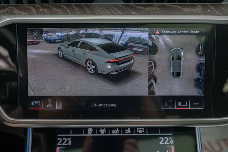Audi A7 55TFSI/Bang&Olufsen/SLINE/3D Камера/Подгрев/Distro, снимка 10 - Автомобили и джипове - 51360149