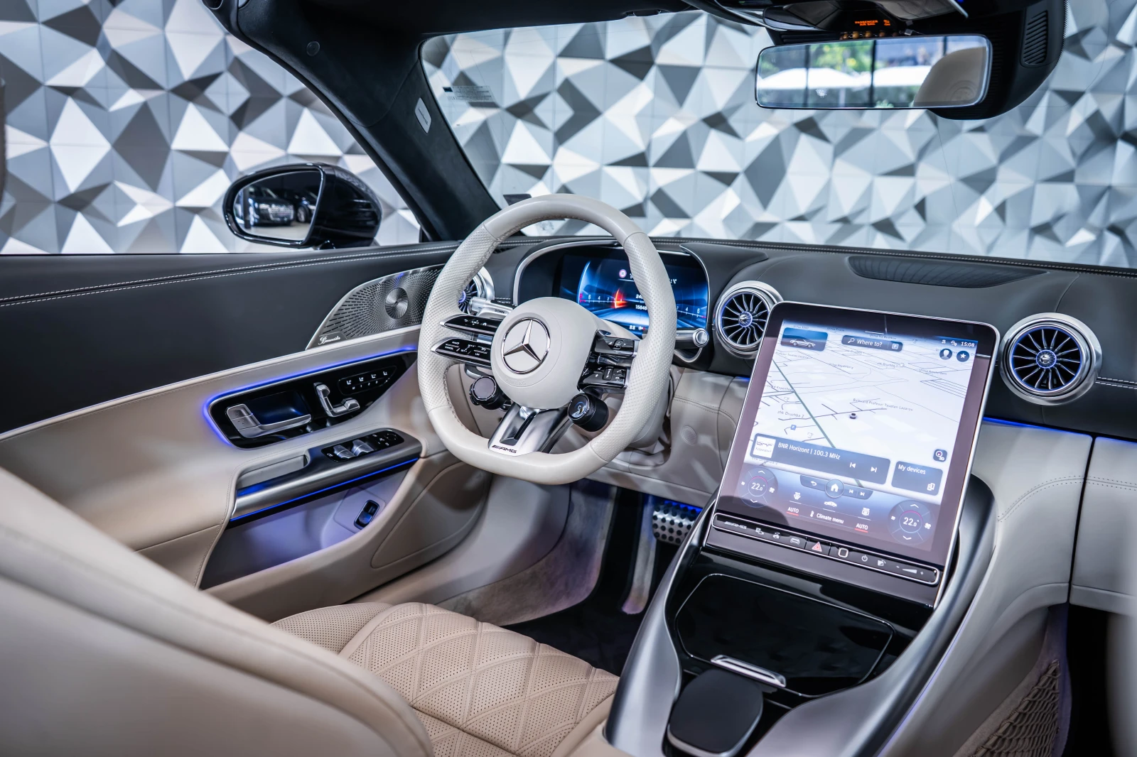 Mercedes-Benz SL 43 AMG* Burmester* 360 | Mobile.bg   11