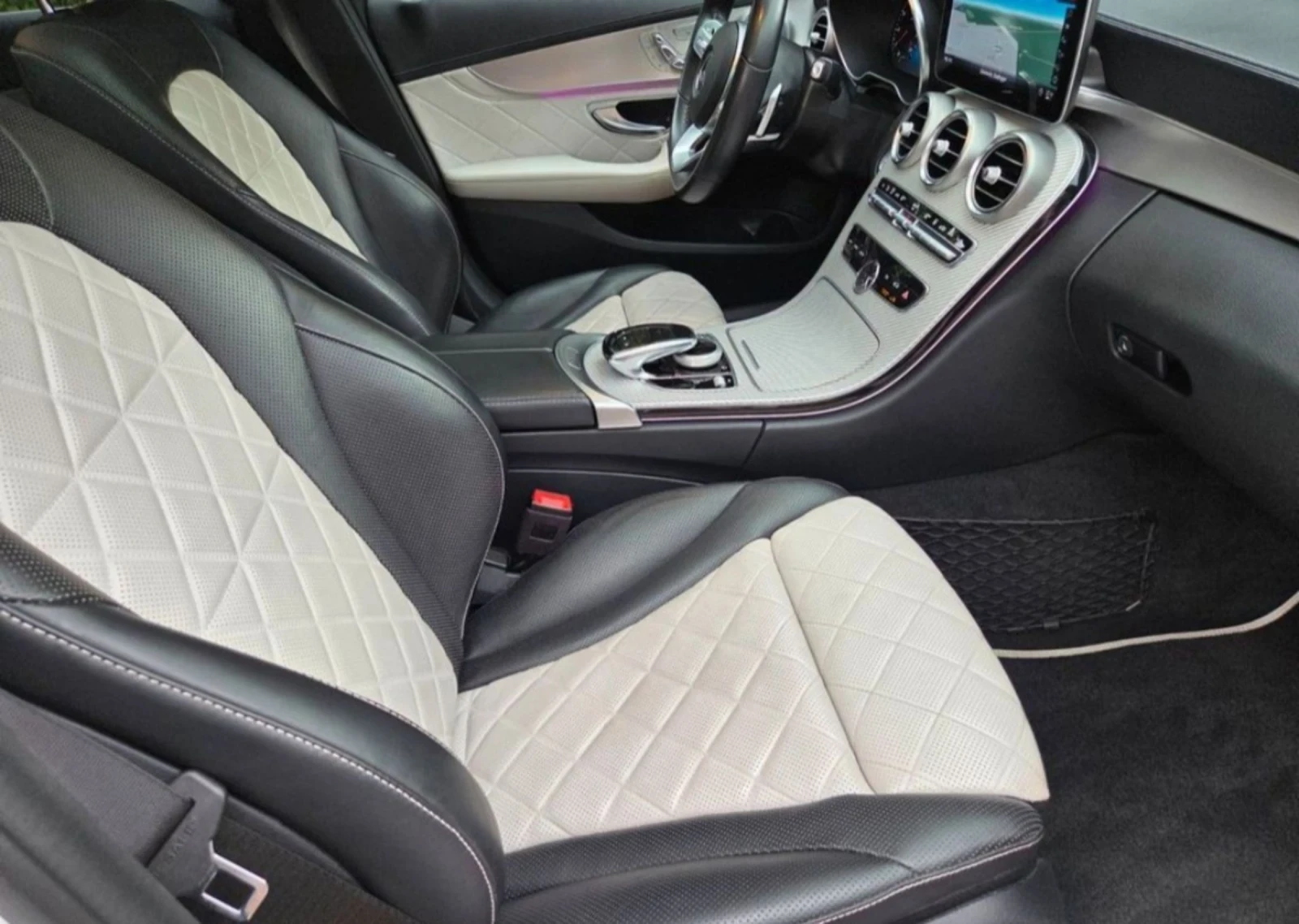 Mercedes-Benz C 220 AMGDesignoBurmesterFull, снимка 4 - Автомобили и джипове - 53845132