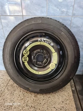 Гуми с джанти Continental 125/90R16, снимка 1 - Гуми и джанти - 42349874