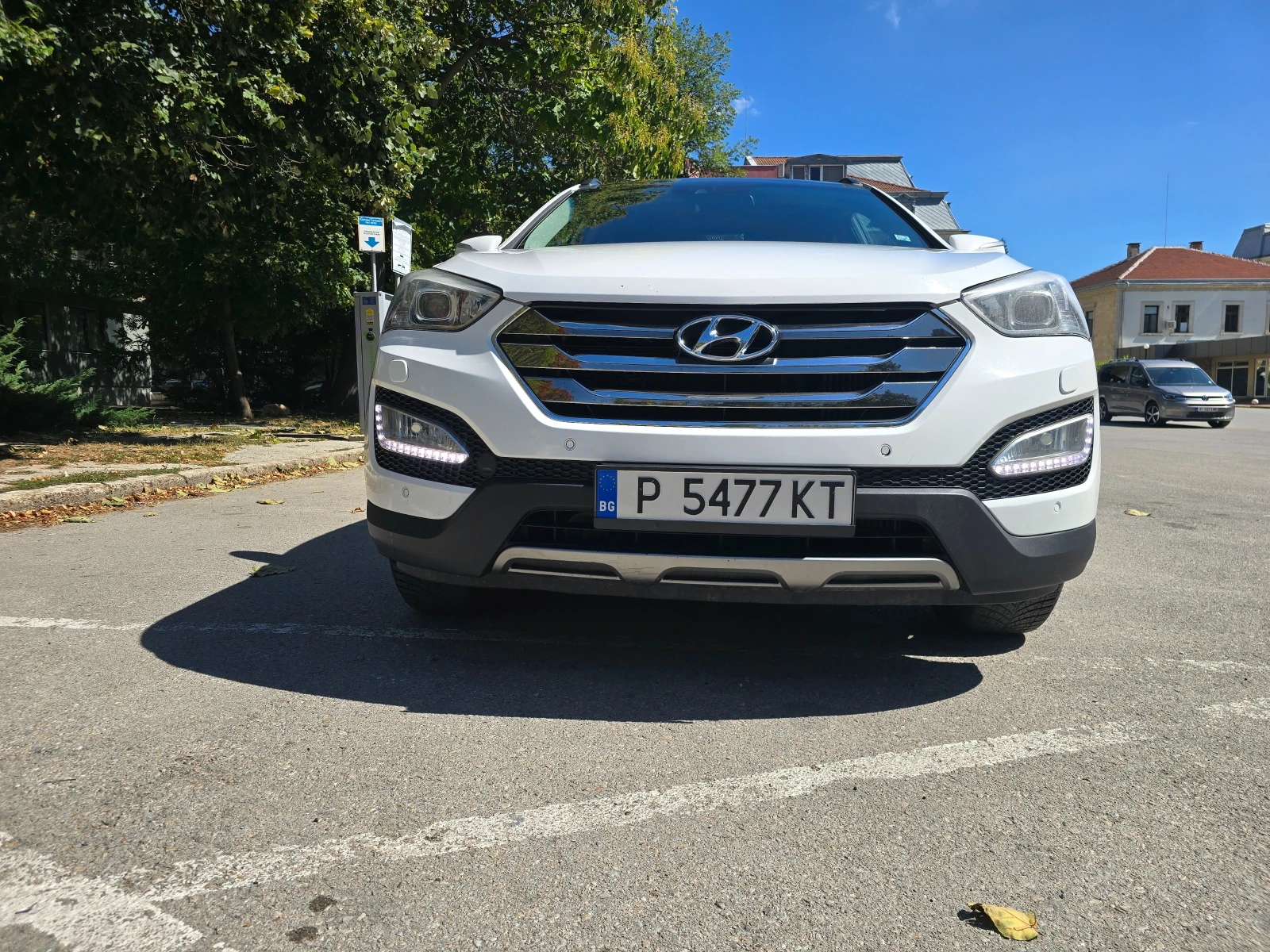 Hyundai Santa fe 4WD AUTOMATIC   PANORAMA   7 МЕСТА   КОЖА   SELF P, снимка 8 - Автомобили и джипове - 56161677