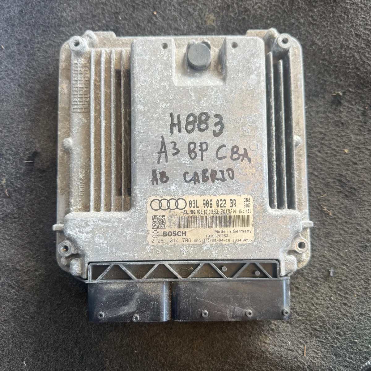�������� ECU Audi A3 8P 20TDI CBA 03L906022BR ��� 883 03L906022BR-883-1670 | Mobile.bg � ����������� 1