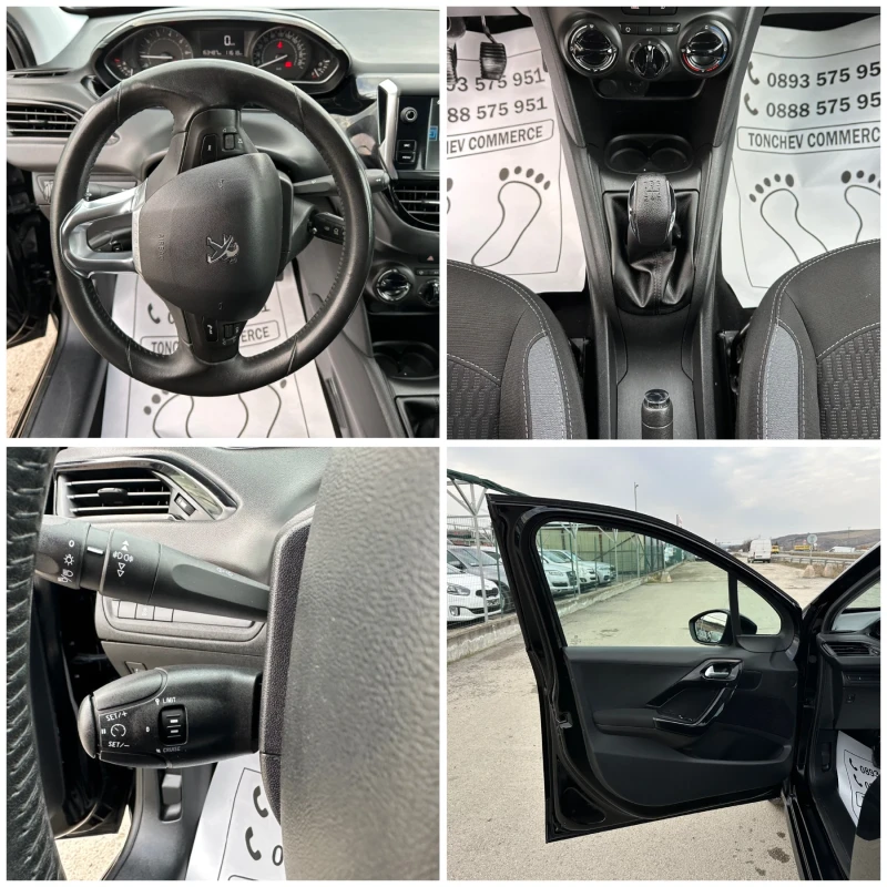 Peugeot 208 1.2i-EURO-6B-LED-NAVI-TV-DVD-TOP-NEW-FACE, снимка 15 - Автомобили и джипове - 49102633