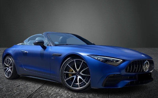 Mercedes-Benz SL 43 AMG = Manufaktur Spectral Blue = Гаранция - 196340 лв. - 64462659 1