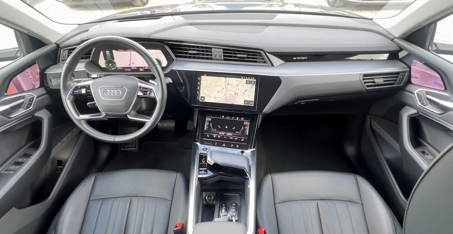 Audi E-Tron 55 SPORTBACK Head-up Keyless Cam360 Кожа Подгрев, снимка 8 - Автомобили и джипове - 55673289