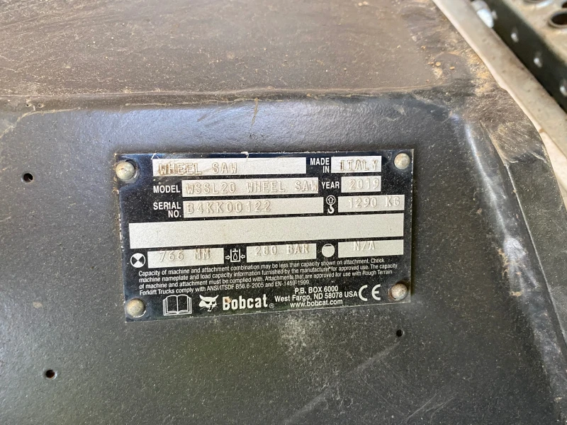 Допълнително оборудване Фреза за асфалт Bobcat WSSL20, снимка 7 - Индустриална техника - 52655915