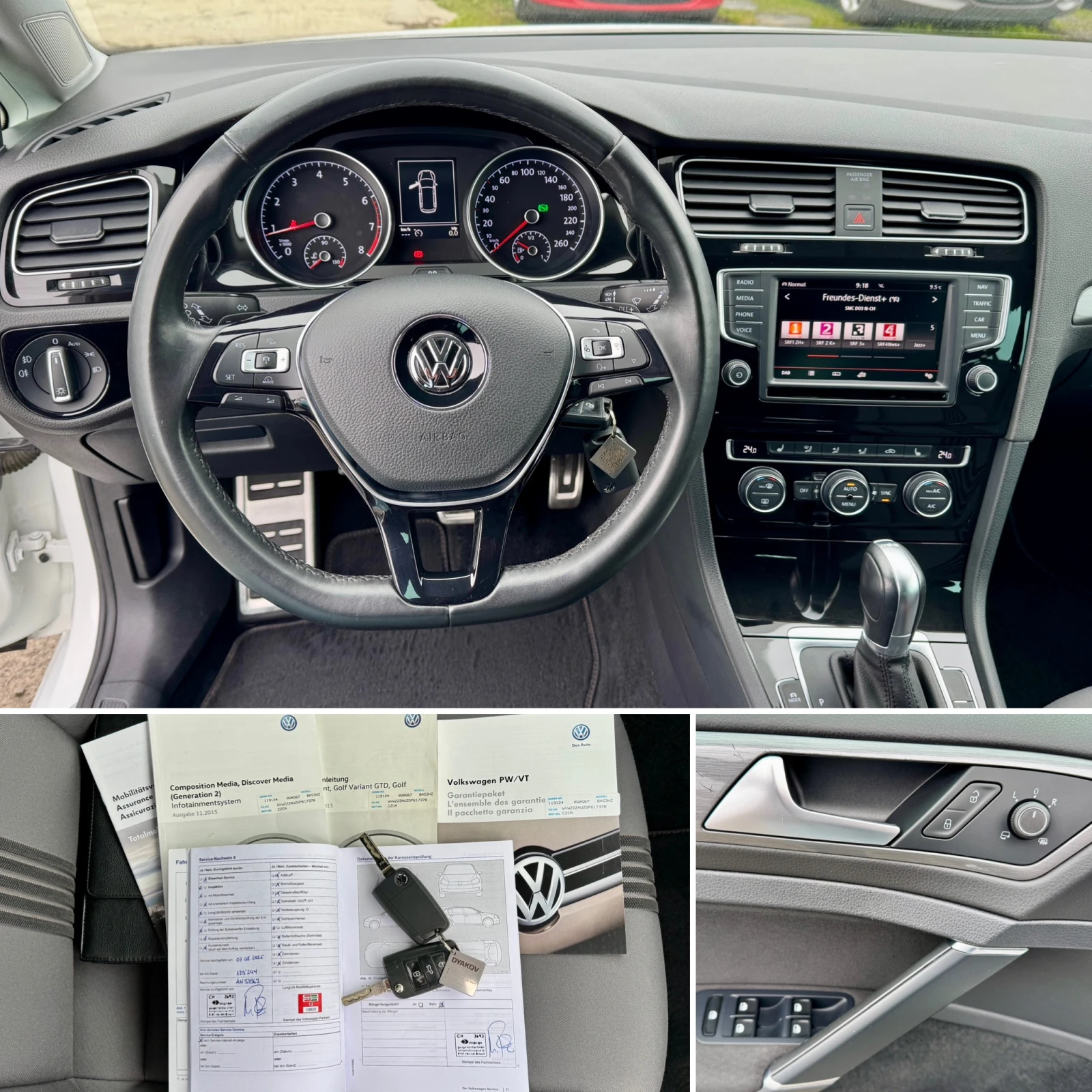 VW Golf DSG Внос ШВЕЙЦАРИЯ! PDC, NAVI, Автопилот, Камера, , снимка 16 - Автомобили и джипове - 53994280