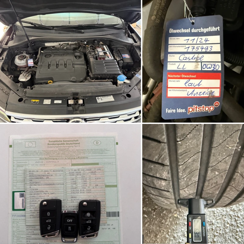 VW Tiguan 2.0TDI* 4x4* СЕРВИЗНА КНИЖКА С ПЪЛНА ИСТОРИЯ В VW, снимка 14 - Автомобили и джипове - 51625263