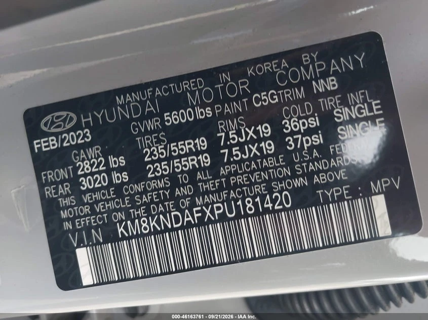 Hyundai Ioniq 5 Sel, снимка 9 - Автомобили и джипове - 56320176