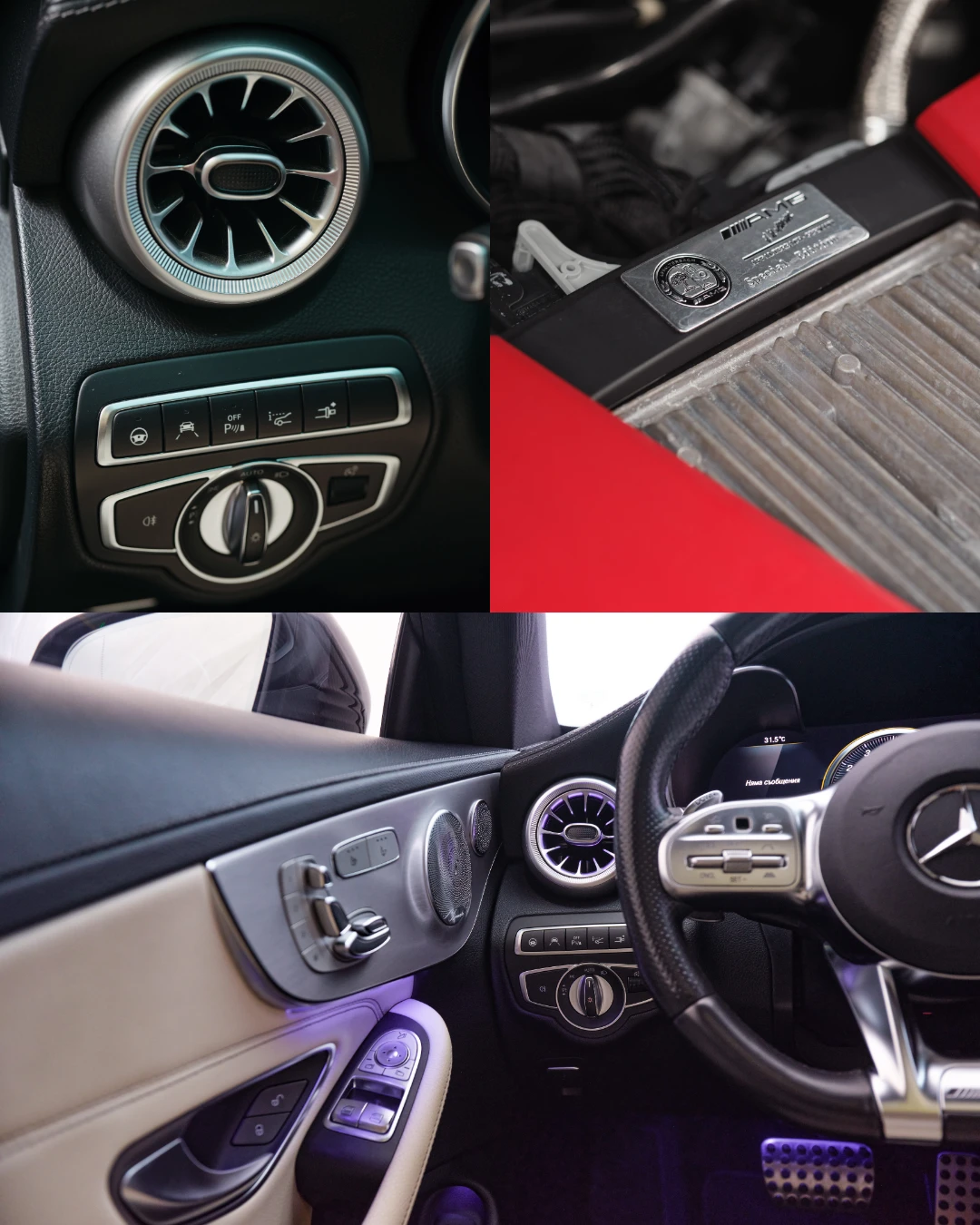 Mercedes-Benz C 43 AMG 4Matic/BURMESTER/MULTIBEAM/360 FULL, снимка 16 - Автомобили и джипове - 55545894