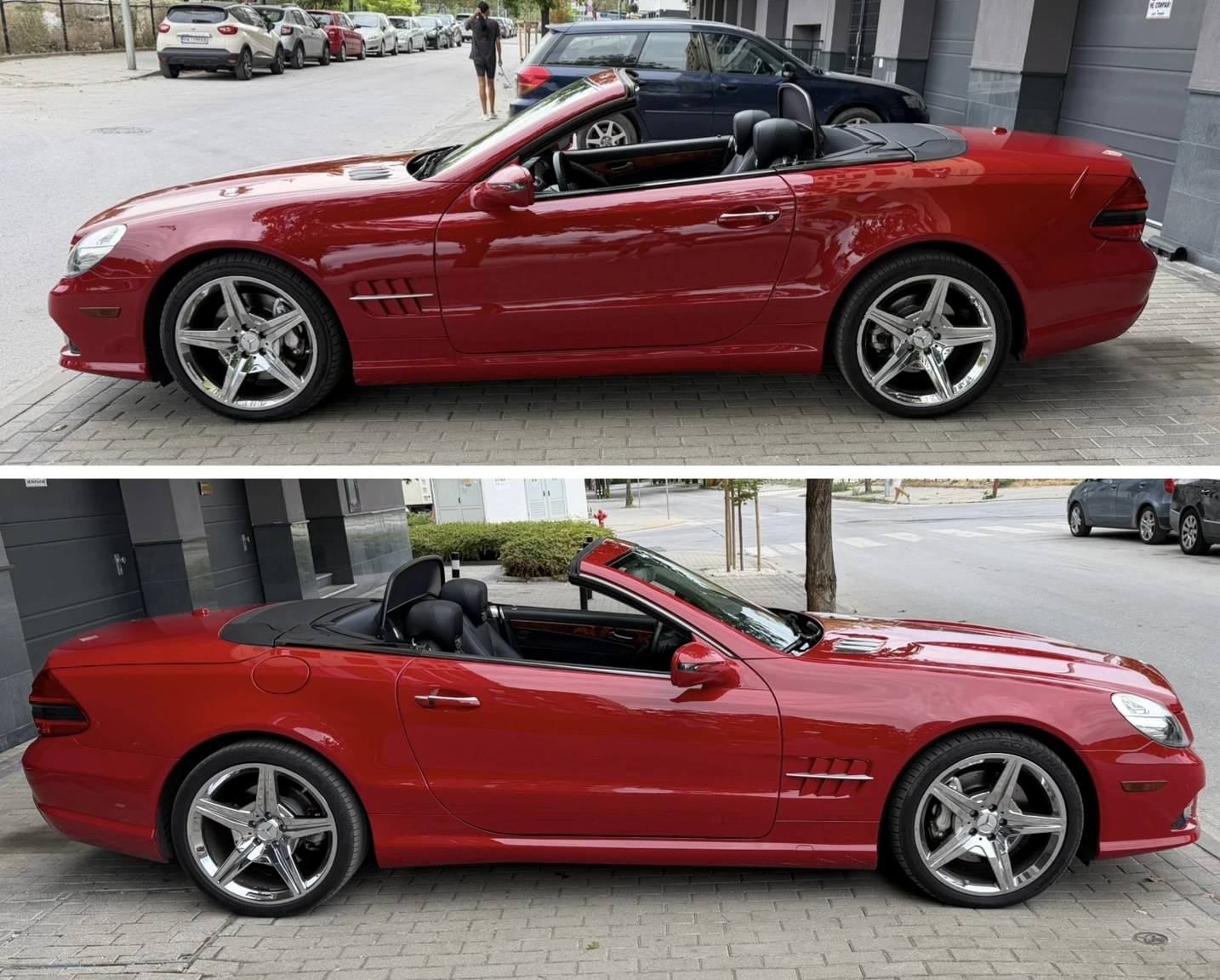 Mercedes-Benz SL 500 AMG Line 388hp , снимка 10 - Автомобили и джипове - 55875085