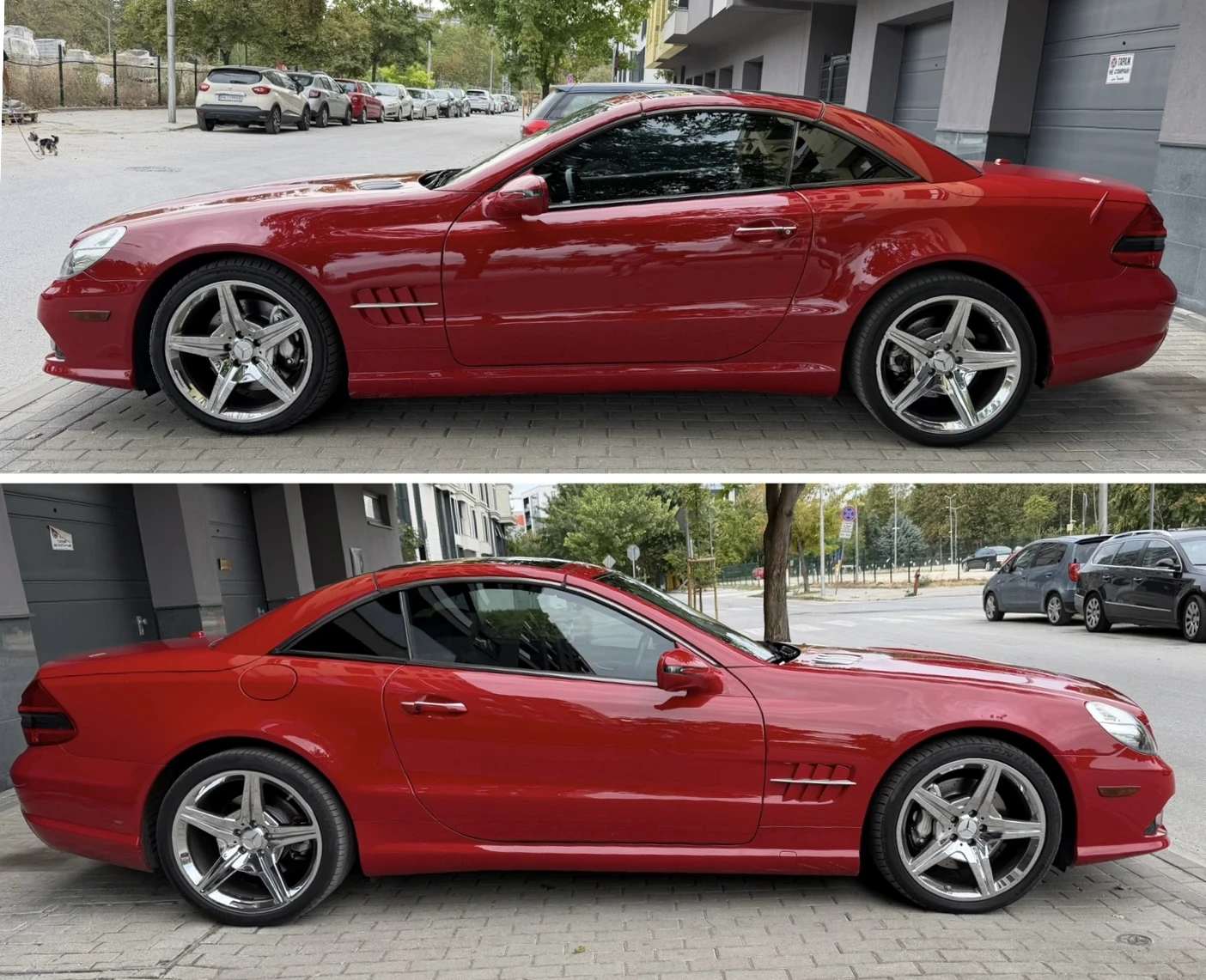 Mercedes-Benz SL 500 AMG Line 388hp , снимка 9 - Автомобили и джипове - 55875085