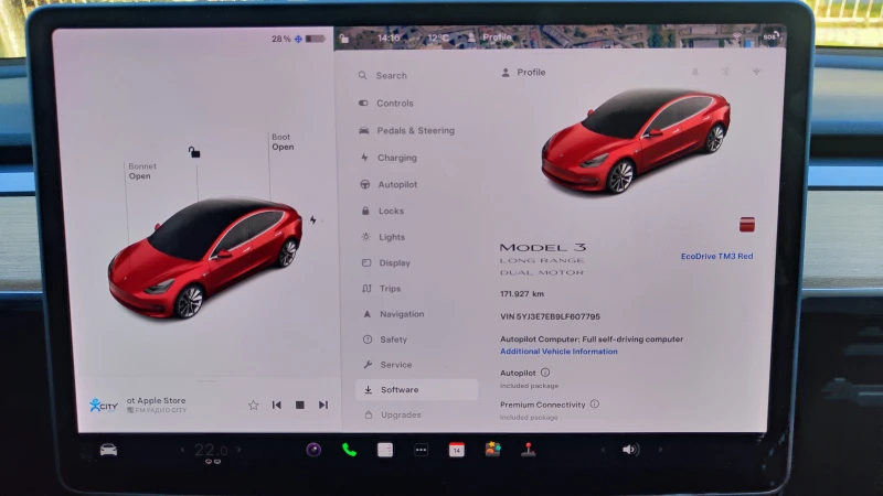 Tesla Model 3 Long Range ГАРАНЦИЯ, снимка 10 - Автомобили и джипове - 48748899