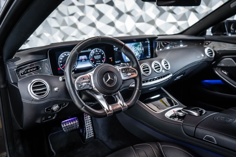 Mercedes-Benz S 63 AMG Coupe 4M+ * Burmester * Carbon* 360, снимка 8 - Автомобили и джипове - 52468680