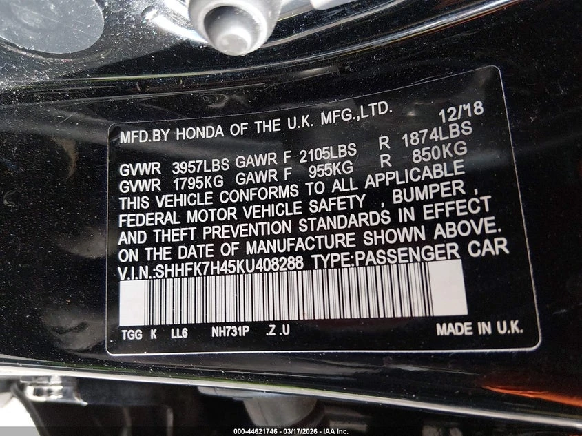 Honda Civic 1.5L I-4 DI, DOHC, VVT, TURBO, 180HP Front Wheel | Mobile.bg � ����������� 9