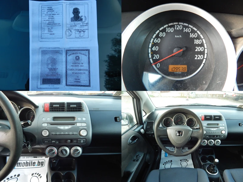 Honda Jazz 1.2i* 109000km.* , снимка 8 - Автомобили и джипове - 47809992