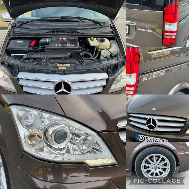 Mercedes-Benz Viano CDI 3.0V6 224кс* 5G-tronic* Кожен салон* Климатрон, снимка 15 - Автомобили и джипове - 48497705