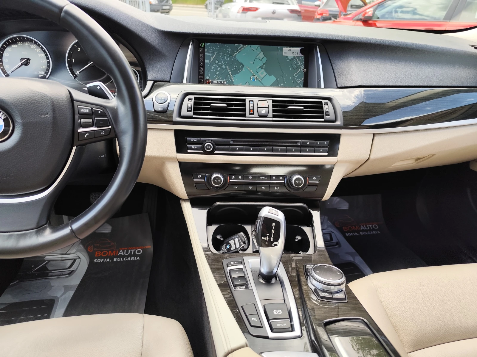 BMW 520 D  AВТОМАТИК* KOЖА* ПАРКТРОНИК* XENON* NAVI - изображение 9